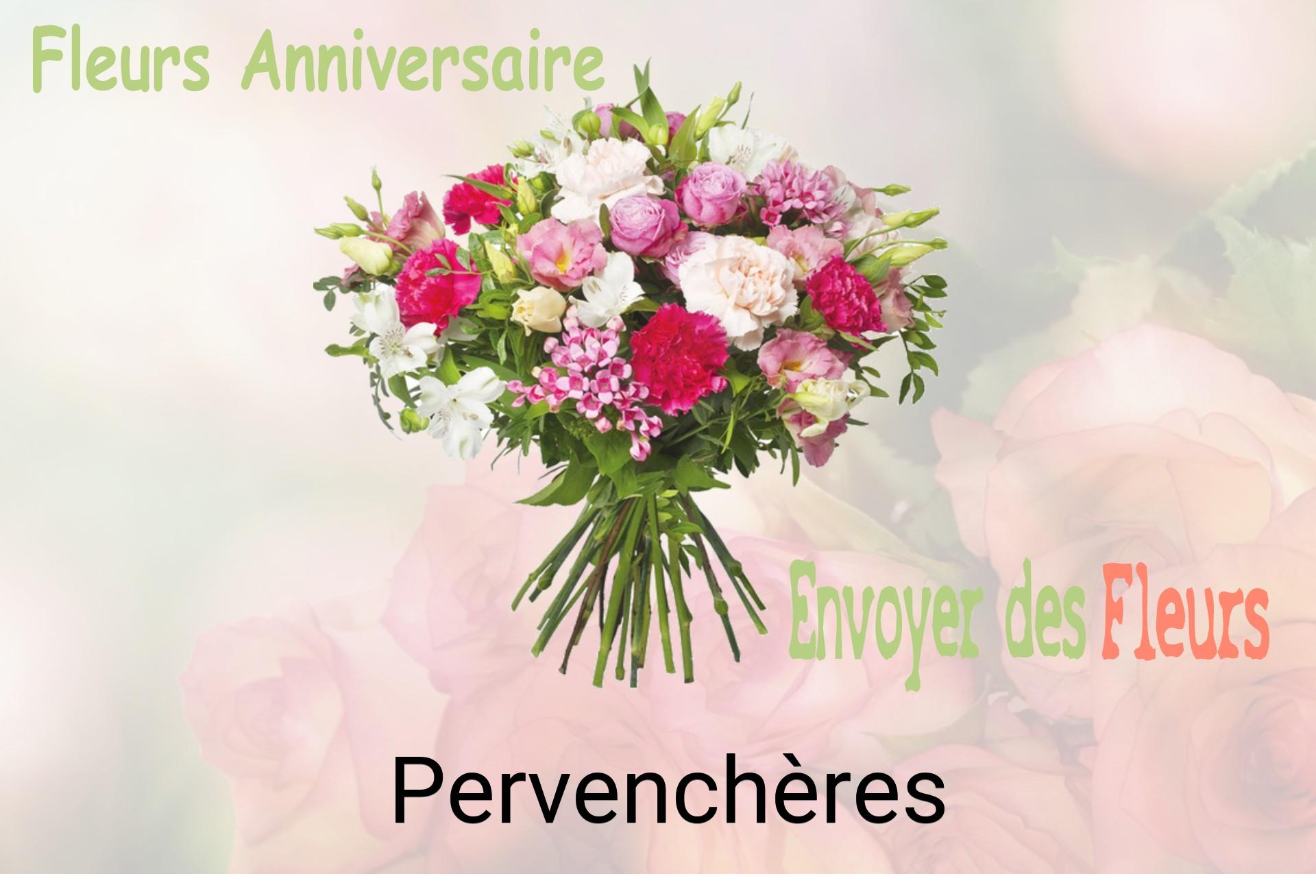 Bouquet de fleurs d’anniversaire livré à Pervenchères